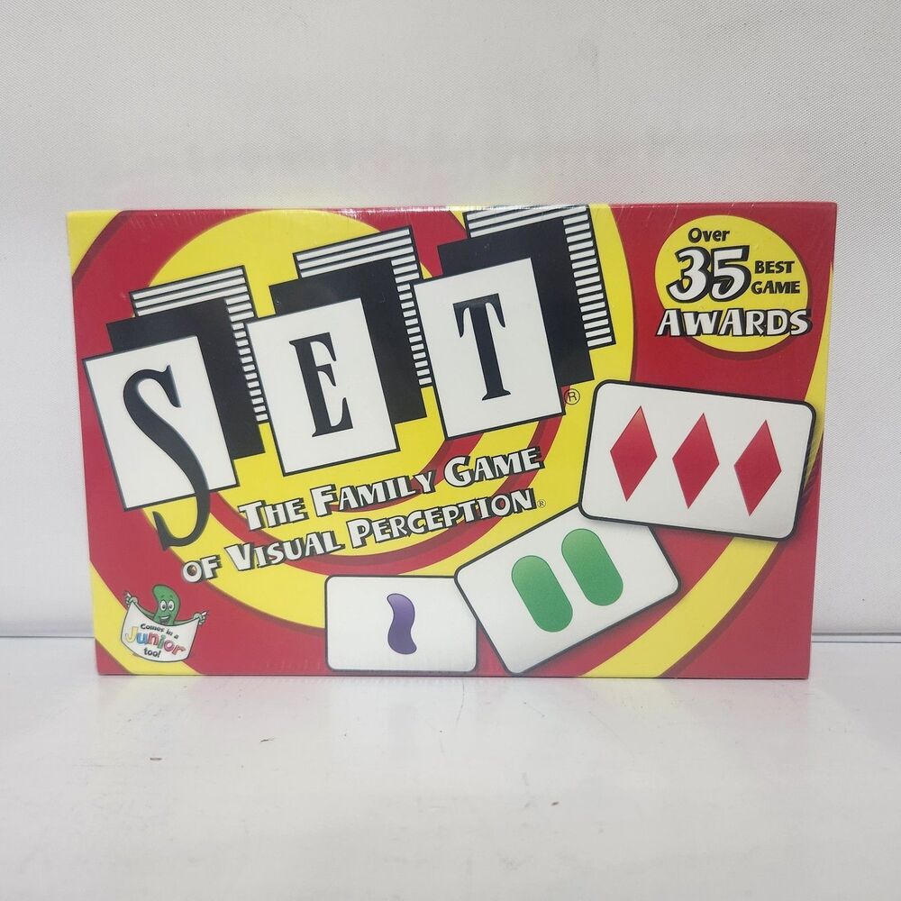 NEW Sealed SET Family Card Game of Visual Perception Ages 6+ Solo Multi-players